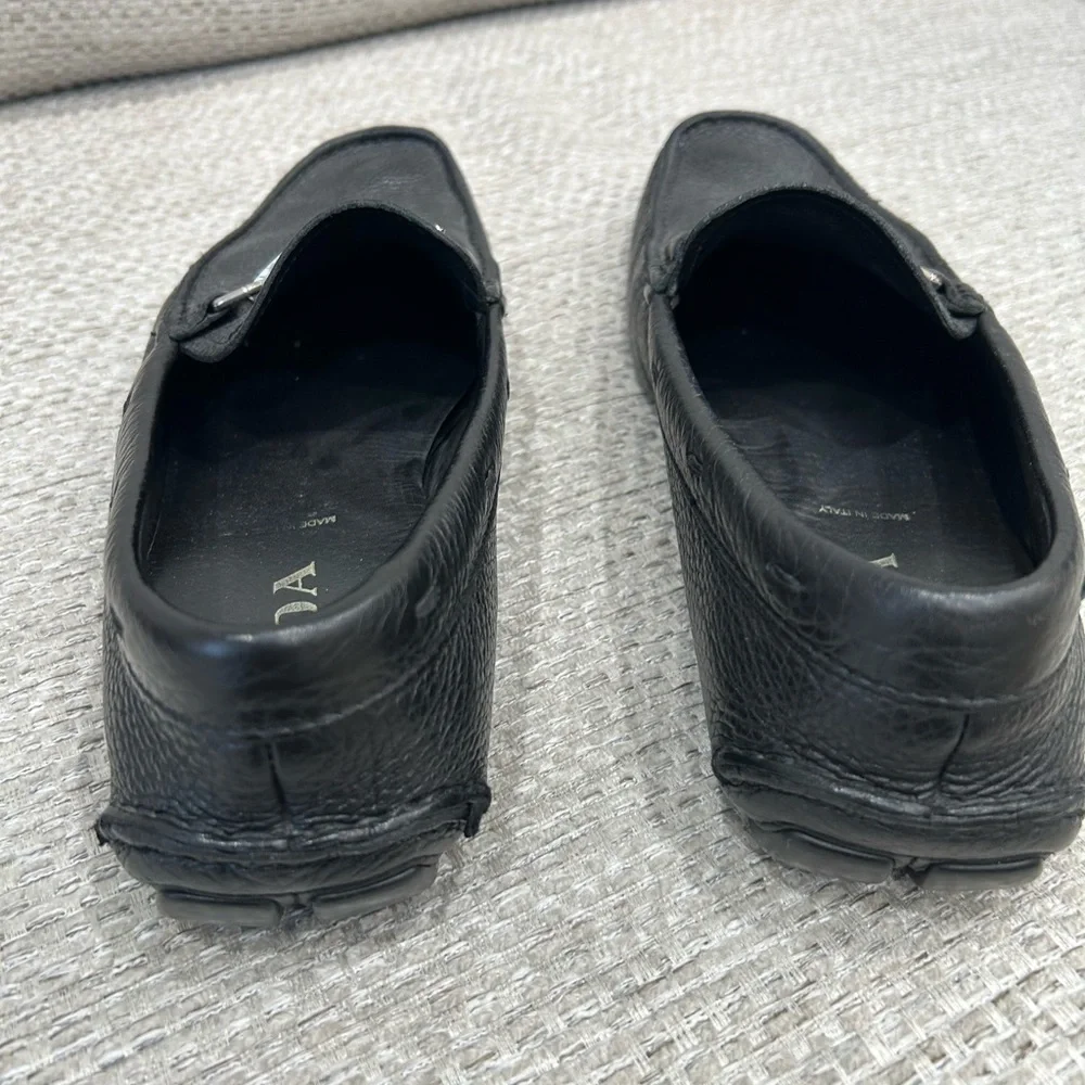 Men’s Prada Size 8.5 Black Driver Shoe - Picture 6 of 6